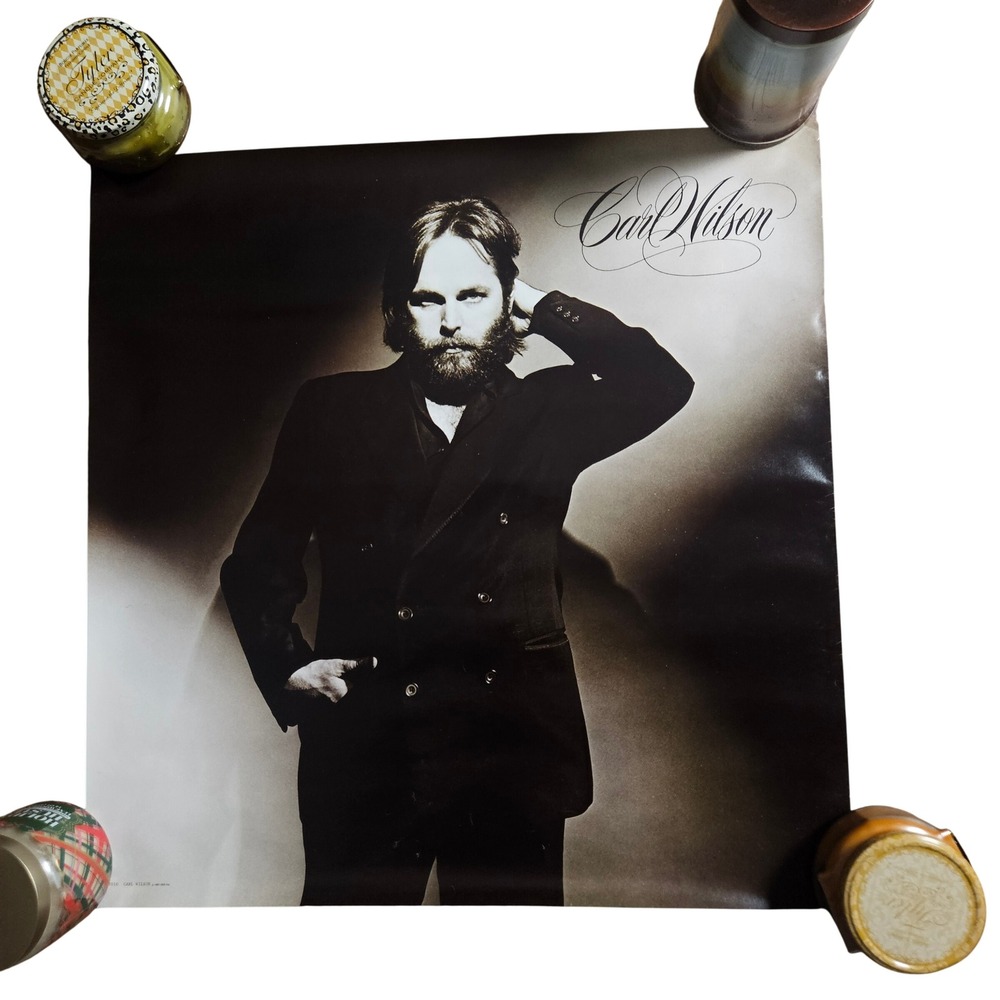 Carl Wilson Self Titled Promo Album Record Poster Vintage 1981 23x23 CBS Rock